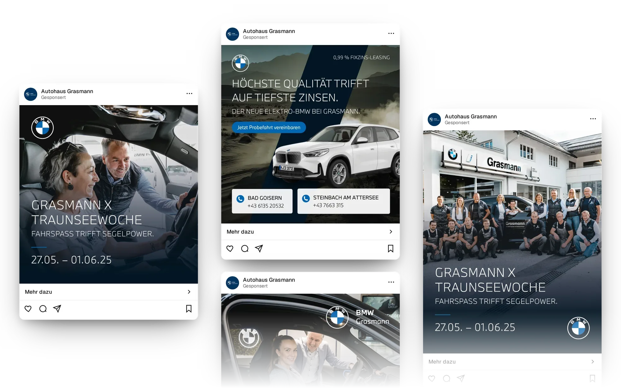Werbe- und Social-Media-Anzeigen von Autohaus Grasmann als Feed-Beiträge