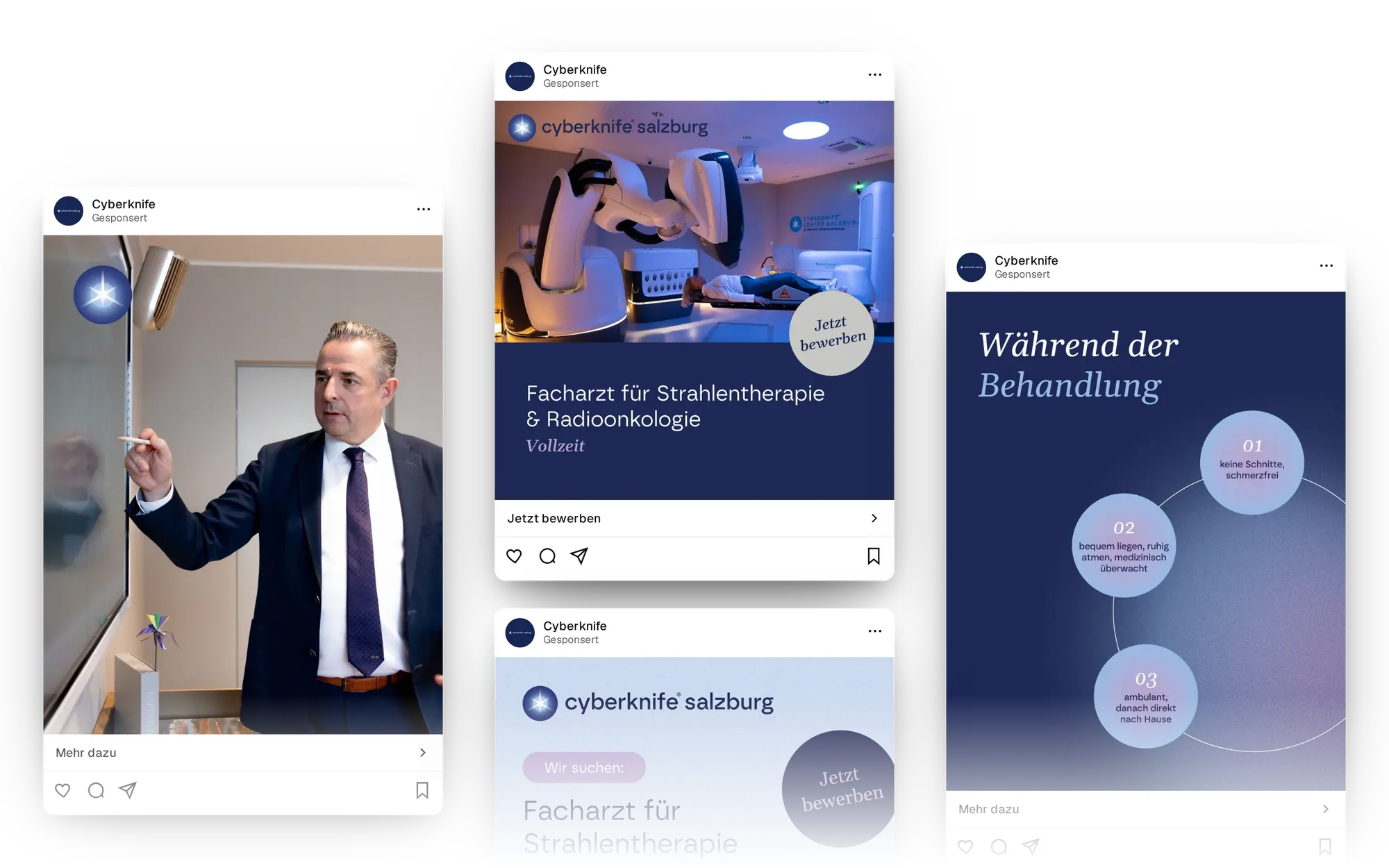 Werbe- und Social-Media-Anzeigen von Cyberknife als Feed-Beiträge