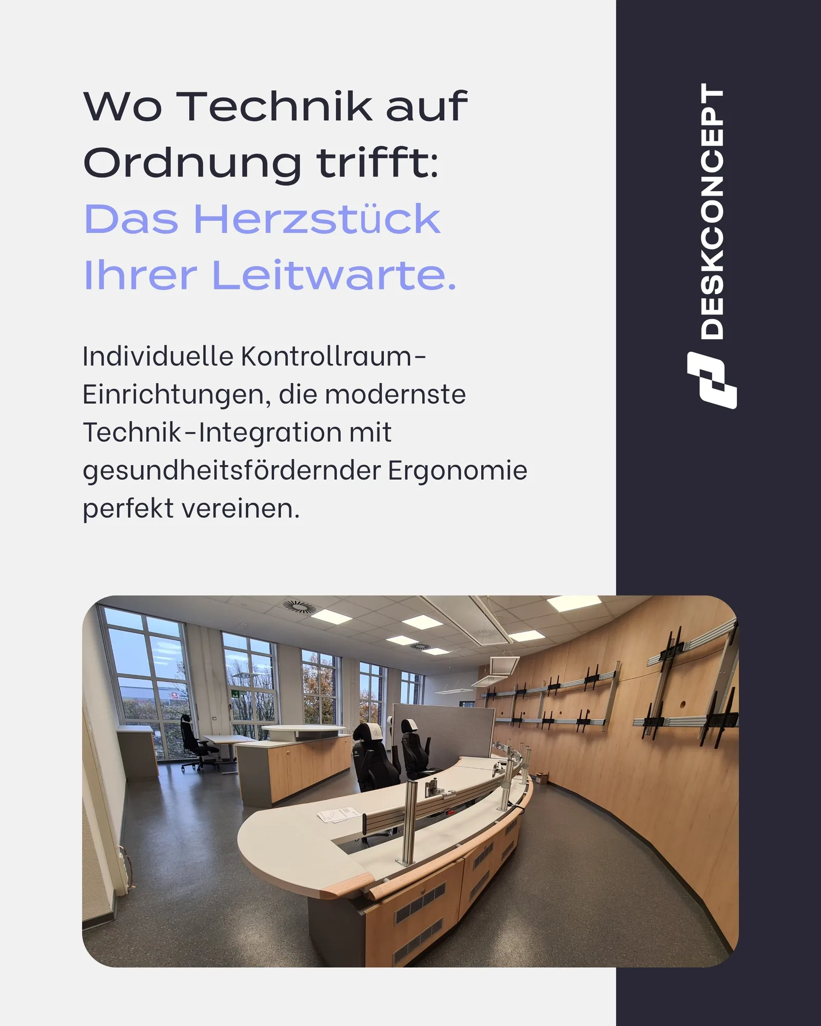 Anzeige von Desk Concept: Wo Technik auf Ordnung trifft
