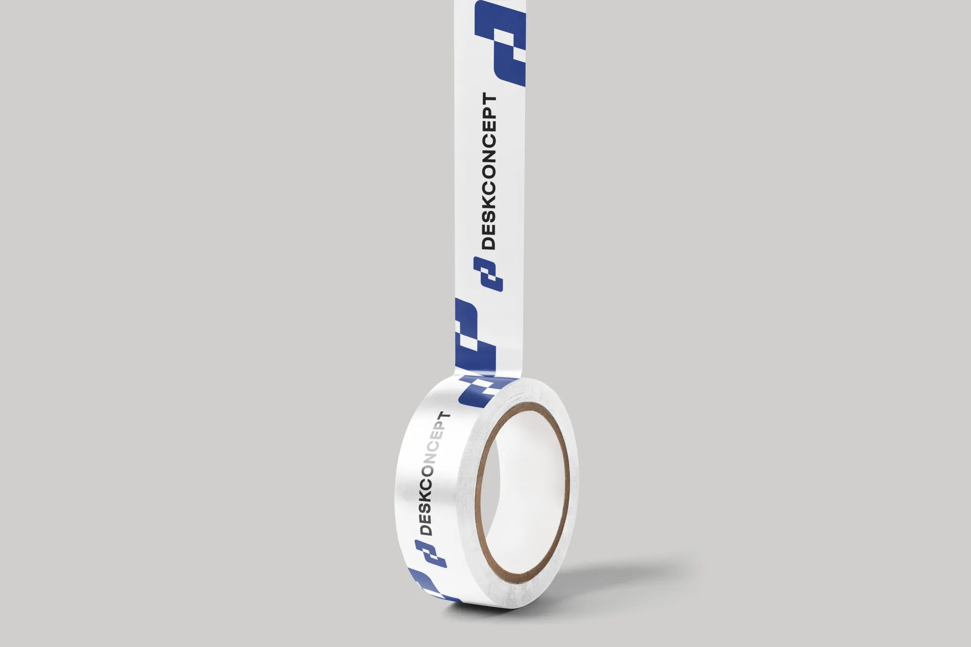 Klebeband mit dem Logo-Muster von Desk Concept