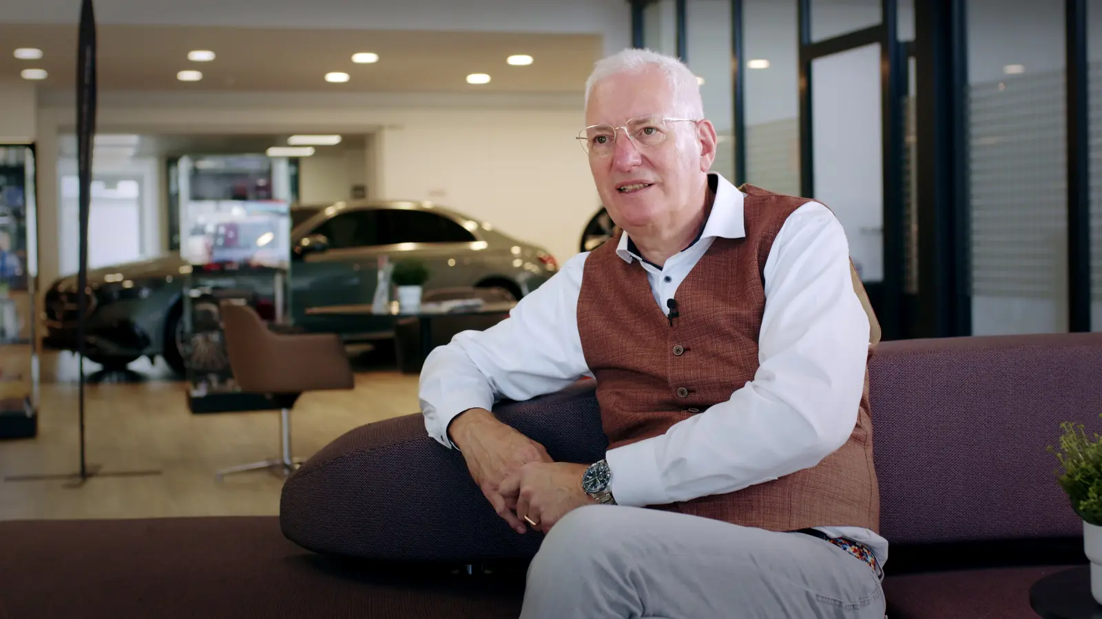 Andreas Kraft, Neils & Kraft, im Interview im Mercedes-Benz-Autohaus